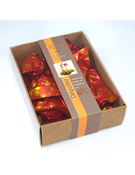 Coffret dégustation de 6 fleurs de thé