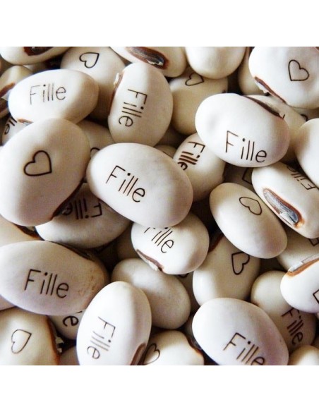 Graines Haricot Magique 'Fille' pour faire passer vos messages