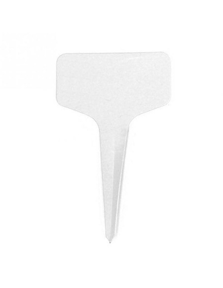 10 étiquettes plastique BLANCHE pour semis - 6x10cm