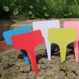 10 étiquettes plastique BLEU pour semis - 6x10cm