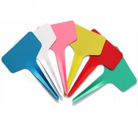 10 étiquettes plastique BLEU pour semis - 6x10cm