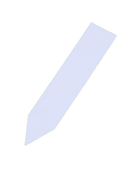 12 étiquettes plastique BLANCHE pour semis - 10x2cm