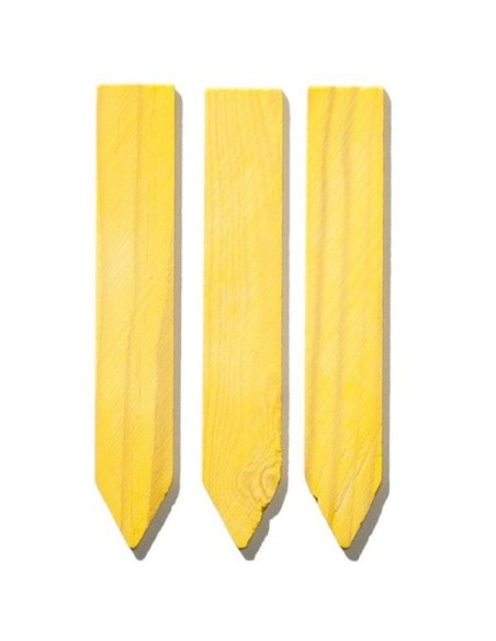 10 étiquette bois - 10 x 1,7 cm  à piquer