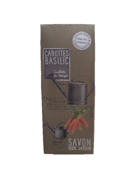Savon 100% jardin Carottes & Basilic