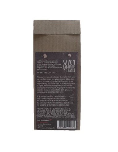 Savon 100% jardin Carottes & Basilic