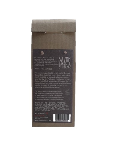 Savon 100% jardin Clémentine confite