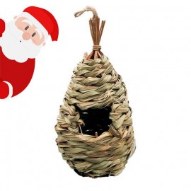 Nid en paille tressé à la main