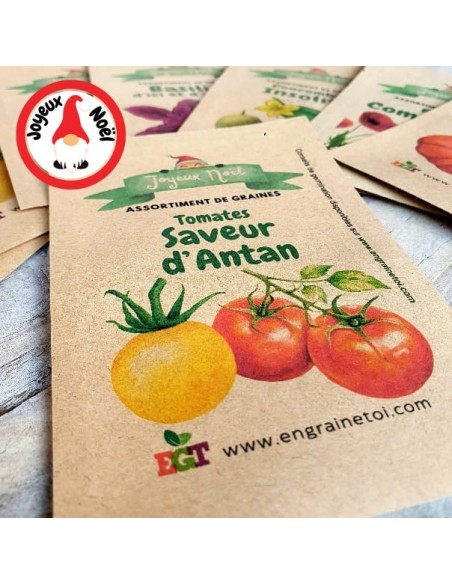 Assortiment de Noël - Tomate Saveur d''Antan (6 variétés de graines)