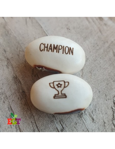 Haricot Magique 'CHAMPION' pour faire passer votre message