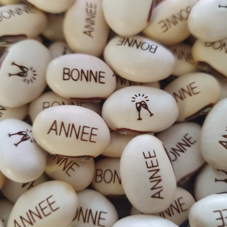 Graines Haricot Magique 'BONNE ANNEE' pour faire passer votre message