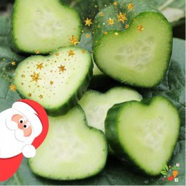 Moule coeur pour concombre (Moulage de fruits et légumes)