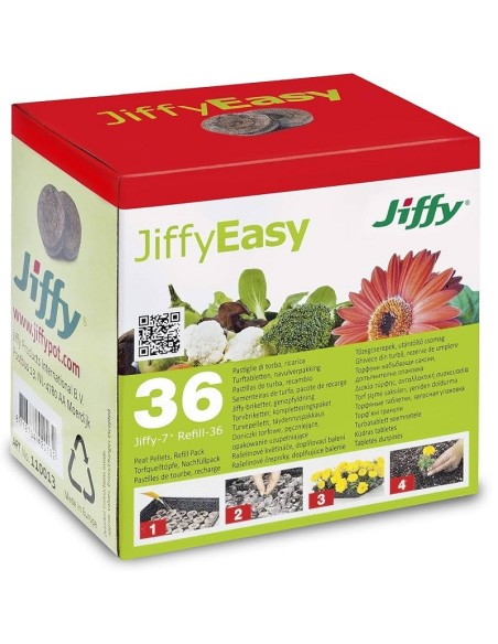 Recharge 36 Pastilles de Coco Jiffy-7 – JiffyEasy (Ø 35mm)