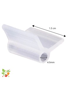 Clip de greffage souple 4,5 mm pour tomate, aubergine et cucurbitacée