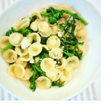 Pâtes aux brocolis rapini