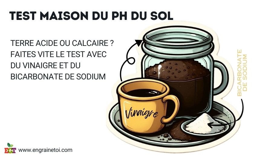 Test maison du pH du sol